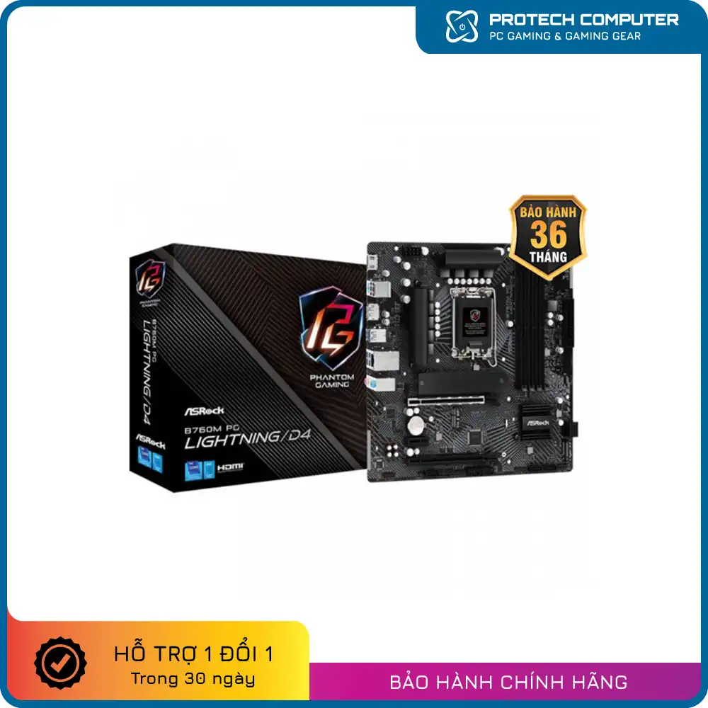 Mainboard ASRock B760M PG Lightning/D4 DDR4